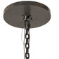 Meyda Lighting Noziroh Ring 48" 18-Light Timeless Bronze Chandelier With Whitestone Idalight Shade