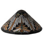 Meyda Lighting Nuevo II 13" Multi-Colored Shade Glass