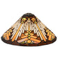Meyda Lighting Nuevo II 13" Multi-Colored Shade Glass