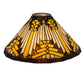 Meyda Lighting Nuevo Mission 13" Multi-Colored Shade Glass