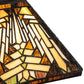 Meyda Lighting Nuevo Mission 14" Multi-Colored Shade Glass
