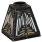 Meyda Lighting Nuevo Mission 7" Multi-Colored Shade Glass