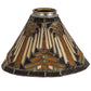 Meyda Lighting Nuevo Mission 8" Multi-Colored Stained Shade Glass