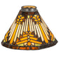 Meyda Lighting Nuevo Mission 8" Multi-Colored Stained Shade Glass