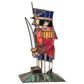 Meyda Lighting Nutcracker 15" Accent Table Lamp With Multi-Colored Shade Glass