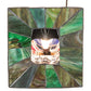 Meyda Lighting Nutcracker 15" Accent Table Lamp With Multi-Colored Shade Glass