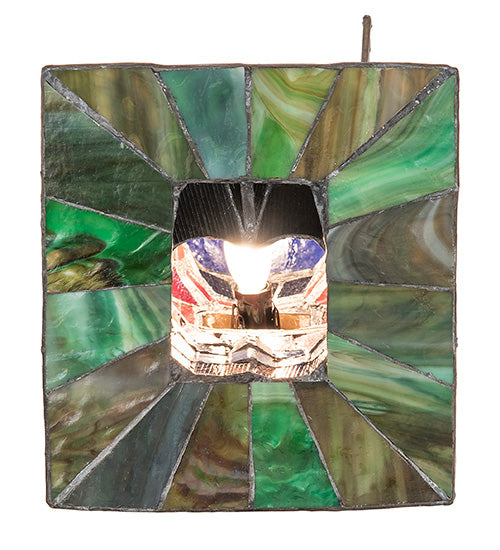 Meyda Lighting Nutcracker 15" Accent Table Lamp With Multi-Colored Shade Glass
