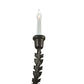 Meyda Lighting Oak Bough 80" 12-Light Timeless Bronze Chandelier With White Shade Glass