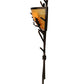 Meyda Lighting Oak Branch 15" Copper Vein Wall Sconce With Ambra Siena Idalight Shade Glass