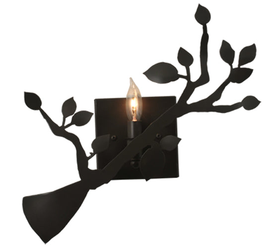 Meyda Lighting Oak Branch 15" Timeless Bronze Wall Sconce