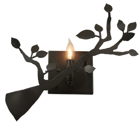 Meyda Lighting Oak Branch 15" Timeless Bronze Wall Sconce