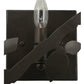 Meyda Lighting Oak Branch 15" Timeless Bronze Wall Sconce