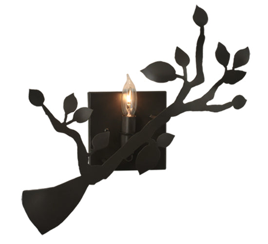 Meyda Lighting Oak Branch 15" Timeless Bronze Wall Sconce