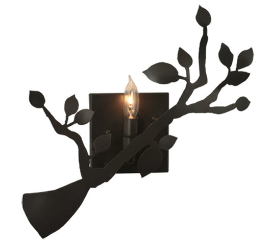 Meyda Lighting Oak Branch 15" Timeless Bronze Wall Sconce