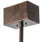 Meyda Lighting Oak Leaf 55" 20-Light Copper Vein Chandelier With Silver Mica Shade Glass and Fan