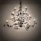 Meyda Lighting Oak Leaf 72" 15-Light Timeless Bronze Chandelier With Ivory Faux Candlelight