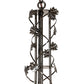 Meyda Lighting Oak Leaf 72" 15-Light Timeless Bronze Chandelier With Ivory Faux Candlelight