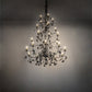 Meyda Lighting Oak Leaf 72" 25-Light Timeless Bronze Chandelier With Ivory Faux Candlelight
