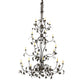 Meyda Lighting Oak Leaf 72" 25-Light Timeless Bronze Chandelier With Ivory Faux Candlelight
