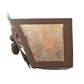 Meyda Lighting Oak Leaf & Acorn 24" 4-Light Cafe Noir Vanity Light With Silver Mica Shade Glass