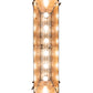 Meyda Lighting Oak Leaf & Acorn 48" 6-Light Antique Copper Island Pendant Light With Amber Mica Shade Glass