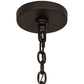 Meyda Lighting Octavia 36" 6-Light Cajun Spice Chandelier With Ivory Faux Candlelight