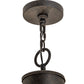 Meyda Lighting Octavia 48" 8-Light Chestnut Chandelier With Amber Faux Candlelight