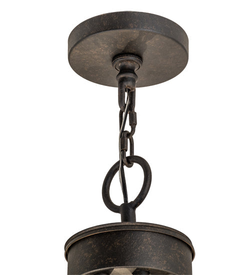 Meyda Lighting Octavia 48" 8-Light Chestnut Chandelier With Amber Faux Candlelight