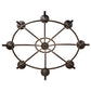 Meyda Lighting Octavia 48" 8-Light Chestnut Chandelier With Amber Faux Candlelight