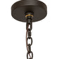 Meyda Lighting Octavia 48" 8-Light Oil Rubbed Bronze Chandelier With Ivory Faux Candlelight