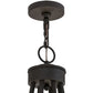 Meyda Lighting Octavia 48" 8-Light Oil Rubbed Bronze Chandelier With White Statuario Idalight Shade
