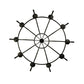 Meyda Lighting Octavia 58" 10-Light Timeless Bronze Chandelier With Amber Faux Candlelight