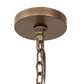 Meyda Lighting Octavia 60" 15-Light 2-Tier Brown Metallic Chandelier With Faux Candlelight