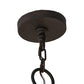 Meyda Lighting Octavia 78" 15-Light Cajun Spice Chandelier With Frosted Clear Shade Glass
