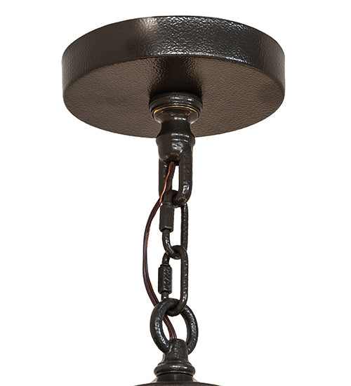 Meyda Lighting Octavia 78" 15-Light Timeless Bronze Vein Chandelier With Clear Frosted Shade Glass