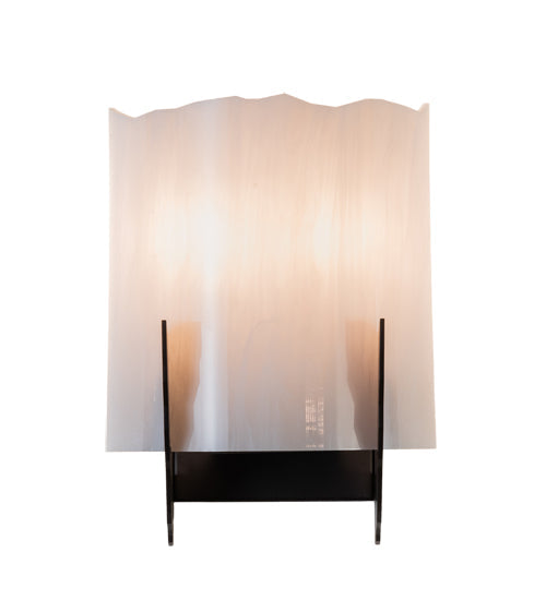 Meyda Lighting Octavia 8" 2-Light Oil Rubbed Bronze Wall Sconce With Whitestone Idalight Shade