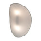 Meyda Lighting Oido 12" 2-Light Brushed Brass Wall Sconce With White Fabric Shade