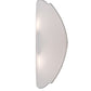 Meyda Lighting Oido 12" 2-Light Brushed Brass Wall Sconce With White Fabric Shade