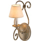 Meyda Lighting Olivia 6" Antique Silver Wall Sconce