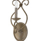 Meyda Lighting Olivia 6" Antique Silver Wall Sconce