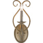 Meyda Lighting Olivia 6" Antique Silver Wall Sconce