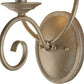 Meyda Lighting Olivia 6" Antique Silver Wall Sconce