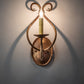 Meyda Lighting Olivia 6" Autumn Leaf Wall Sconce With Faux Candlelight