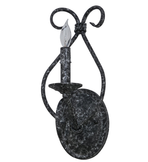 Meyda Lighting Olivia 6" Graphite Pewter Wall Sconce