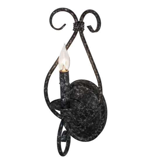 Meyda Lighting Olivia 6" Graphite Pewter Wall Sconce