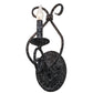 Meyda Lighting Olivia 6" Graphite Pewter Wall Sconce