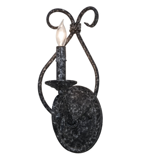 Meyda Lighting Olivia 6" Graphite Pewter Wall Sconce