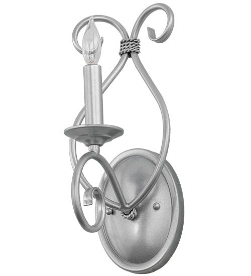 Meyda Lighting Olivia 6" Pewter Wall Sconce