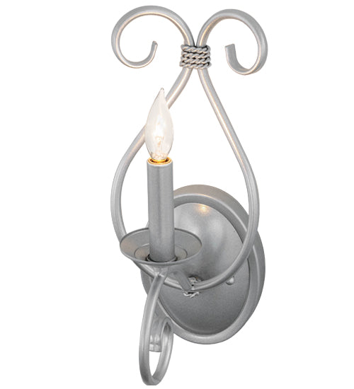 Meyda Lighting Olivia 6" Pewter Wall Sconce