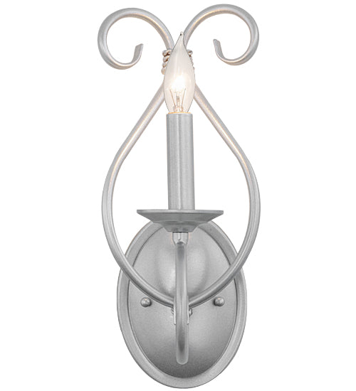 Meyda Lighting Olivia 6" Pewter Wall Sconce